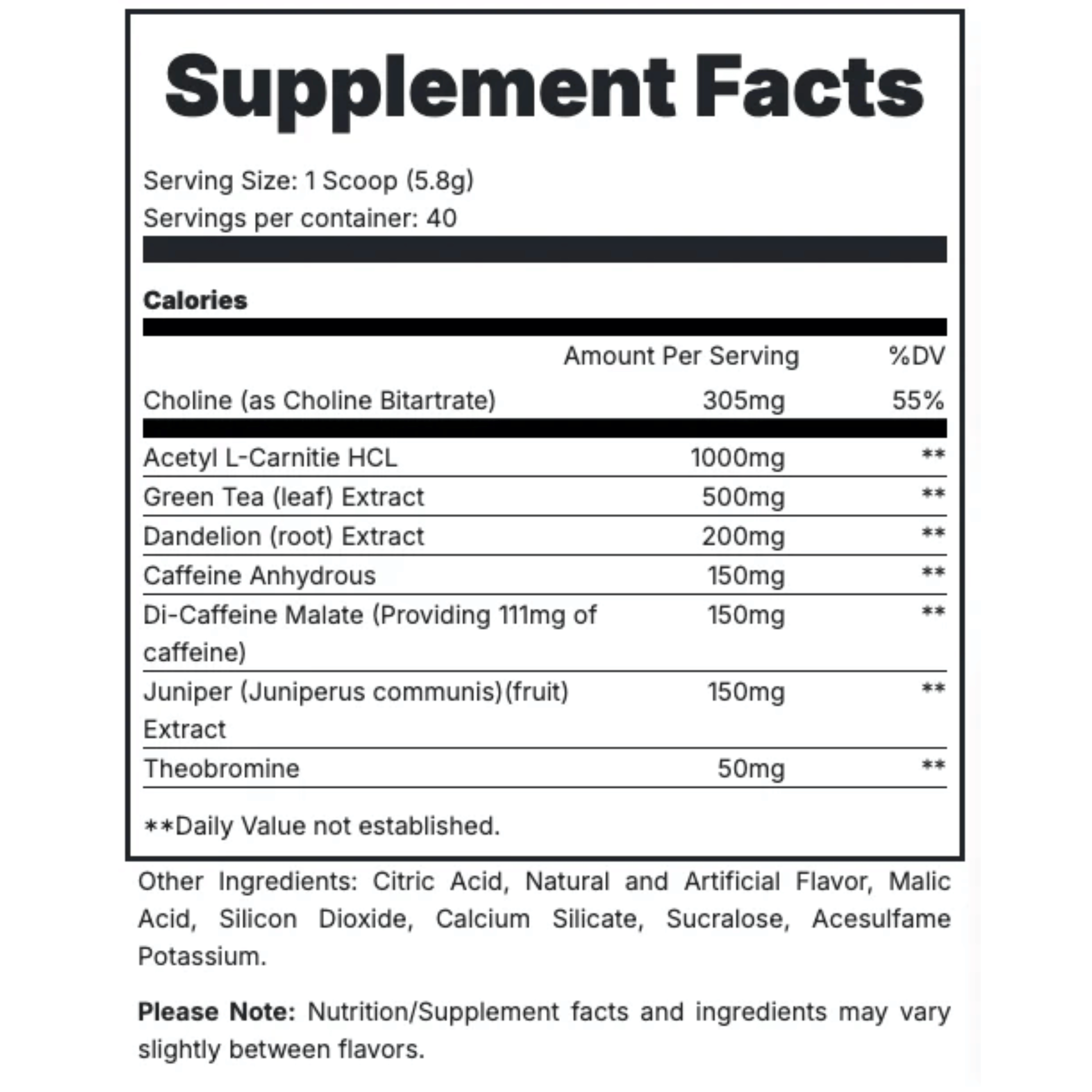 RC1 Double Tap Fatburner