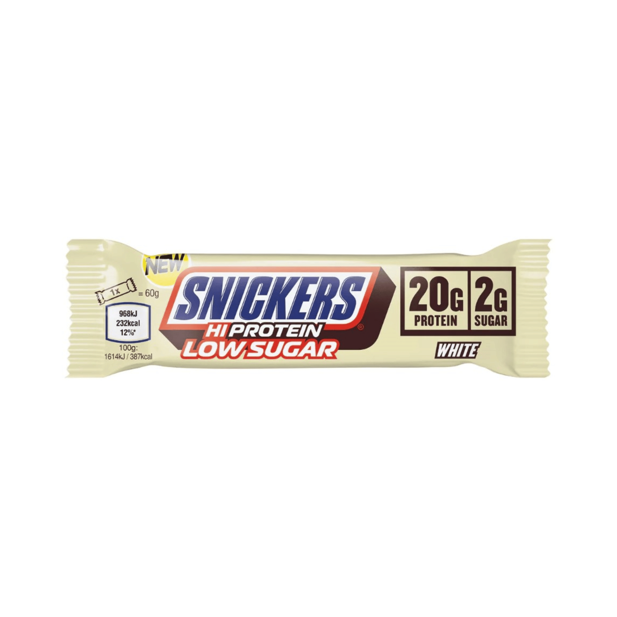 Snickers White Low Sugar HI Protein Bar