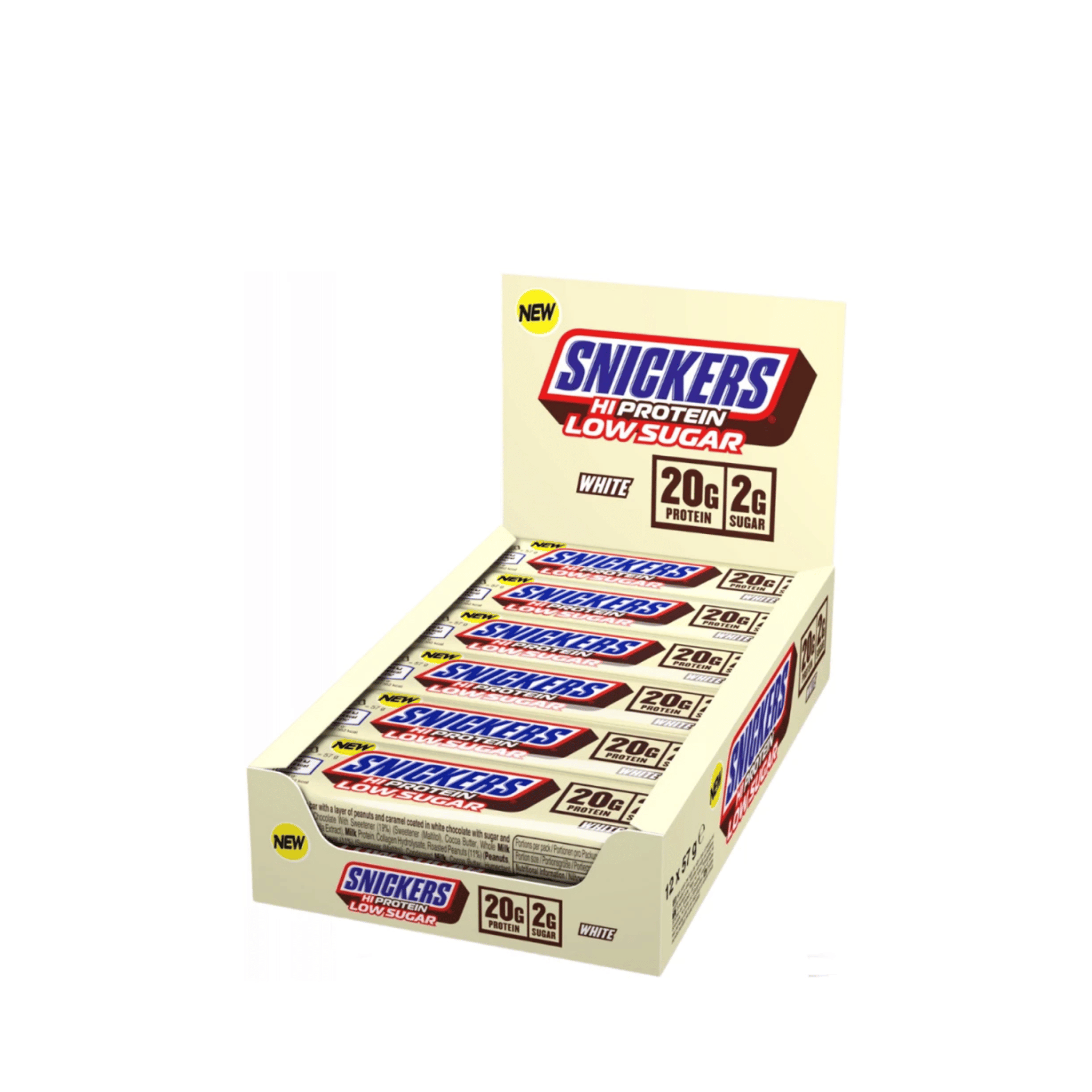 Snickers White Low Sugar HI Protein Bar